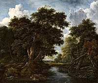Jacob van Ruisdael - Wooded Landscape with Hunters and a River Lempertz-1097-2075 f38d830de4.jpg