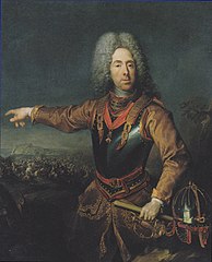 Jacob van Schuppen, Prince Eugene of Savoy after the Battle of Belgrade on 16 August 1717 (1718).