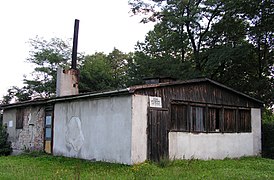 Łaźnia obozowa w podobozie „Jawischowitz”