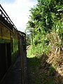 West German, Henschel-Thyssen, General Motors V12 12-645E (2 stroke) locomotive in Colombo-Kandy railroad track.