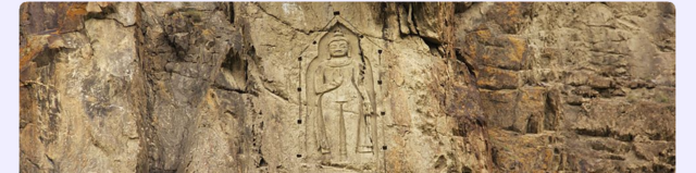 il Buddha che traguarda la città di Gilgit