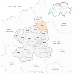 Villigen - Carte