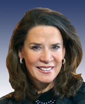 Florida Secretary of State Katherine Harris became a controversial figure during the Florida electoral recount Katherine Harris.jpg