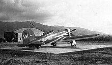 Kingsford Smith's 'Lady Southern Cross' Lockheed Altair 8D VH-USB flew from Australia to California, Nov 1934.jpg