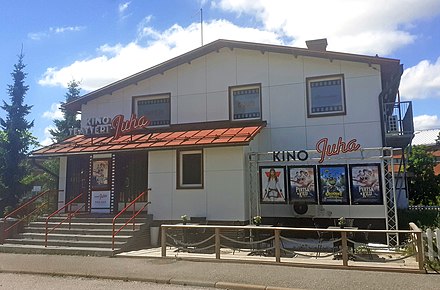 A small still-active Kino Juha movie theatre in Nurmijärvi, Finland, opened in 1958