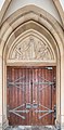* Nomination Door of the Sacred Heart Church in Bad Kissingen --Ermell 10:07, 27 November 2017 (UTC) * Promotion Sides slightly cut out. But good image quality for me.--Agnes Monkelbaan 10:29, 27 November 2017 (UTC)