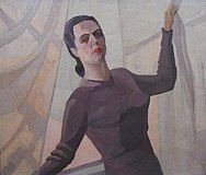 画家ペトローナ・ビエラの肖像画(1916) ウルグアイ国立美術館蔵