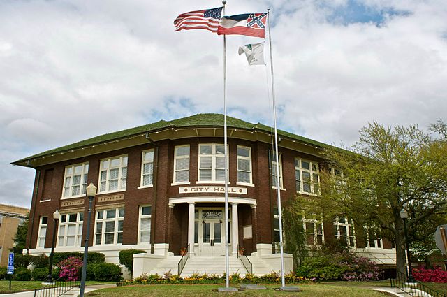 City Hall in Laurel, Mississippi in 2012