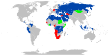 Presence of the company in the world Lcw magazalar dunya.svg