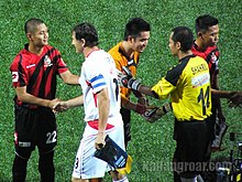 Shah Razen with DPMM during the 2009 Singapore League Cup Final League Cup 2009 Final- DPMM vs SAFFC, 19 Jun.jpg