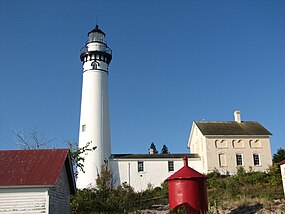 Lighthouse, National Register of Historic Places in Sleeping Bear Dunes National Lakeshore.jpg