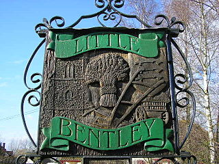 <span class="mw-page-title-main">Little Bentley</span> Human settlement in England