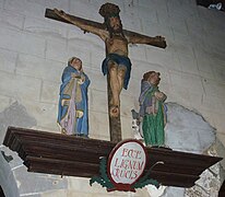 Église Saint-Guénolé : Crucifixion.