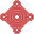 Logo monument historique - rouge ombré sans texte.svg