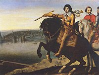 Louis XIII and Cardinal Richelieu in 1628 Louis XIII Richelieu devant La Rochelle.jpg