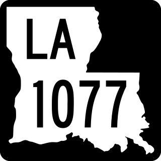 <span class="mw-page-title-main">Louisiana Highway 1077</span> State highway in Louisiana, United States