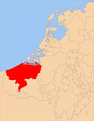 Comitatului Flandra în jurul anilor 1350
