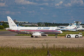 MChS Rossii Sukhoi Superjet 100-95LR at Ramenskoye Airport (4).jpg