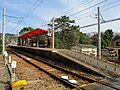 東幡豆駅プラットホーム