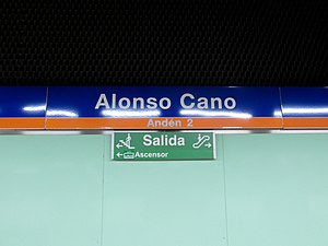 Estación De Alonso Cano: Accesos, Líneas y conexiones, Véase también