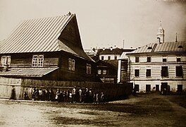 Une des synagogues en 1913.