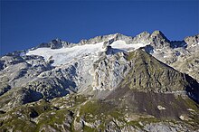 Le glacier de la Maladeta le 15 juillet 2006