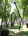 Eisenspiel für Mannheim (1993), Skulpturenpark Augustaanlage, Mannheim