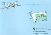 Mappa delle isole Manu'a.