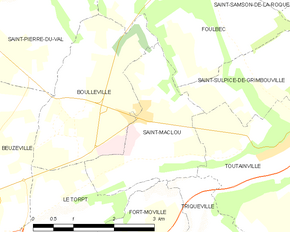 Poziția localității Saint-Maclou