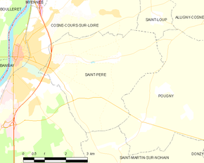 Poziția localității Saint-Père