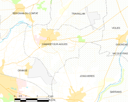 Camaret-sur-Aigues - Localizazion