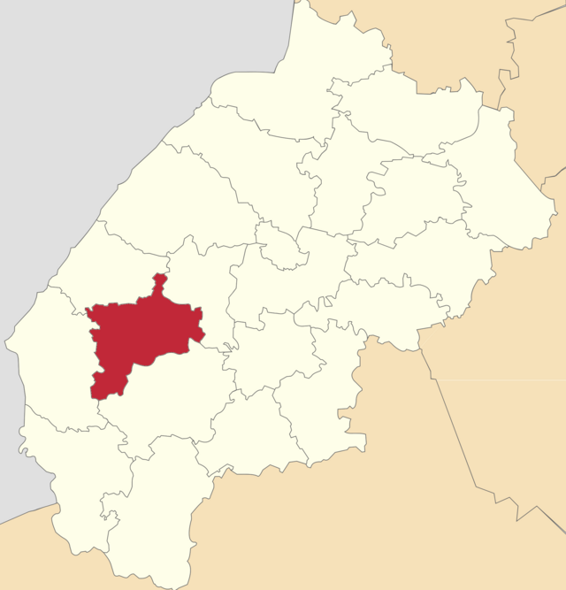 Location of Sambiras rajons