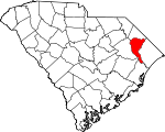 Округ Марион на карте штата.
