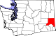 Map of Washington highlighting Whitman County.svg