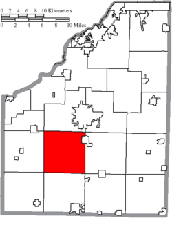 Map of Wood County Ohio Highlighting Liberty Township.png