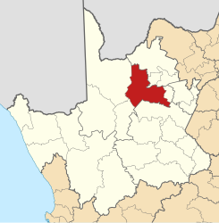 Map of the Northern Cape with Tsantsabane highlighted (2016) .svg