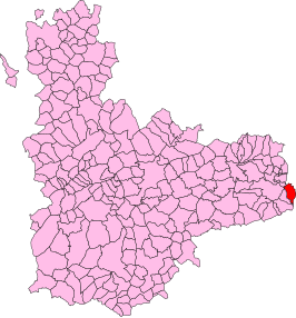 Kaart van Castrillo de Duero
