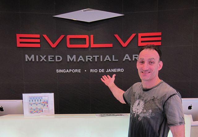Hume at Evolve MMA in Singapore, 2011