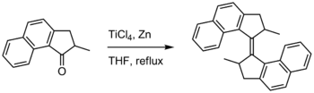 McMurry coupling to a molecular motor McMurryMolecularMotor-2.png