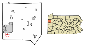 Localização de West Middlesex