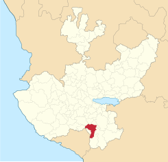 Messico Jalisco Tuxpan location map.svg