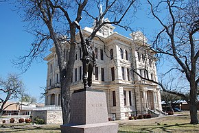 Milam County Courthouse a Benjamin Milam Monument