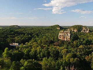 Mill Bluff State Park State park in Monroe and Juneau counties, Wisconsin