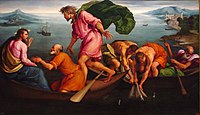 Painting by Jacopo Bassano, 1545 (first miracle)