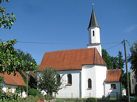Mittelstetten Vogach Kirche St. Johannes
