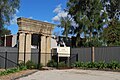 English: Memorial marking the site of the former Maiden's punt and inn at en:Moama, New South Wales