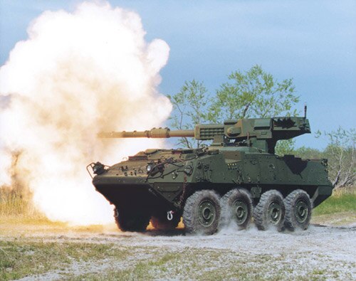 The American Mobile Gun System autoloader holds up to 18 rounds.