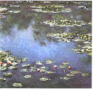 Um dos quadros da série Les Nymphéas de Claude Monet, 1906.