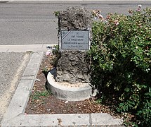 Monument boulevard Laregnère en hommage au maquisard André Lavaud, tué en 1944.