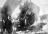 本宿信号場構内で発生した脱線転覆事故（1923年9月）